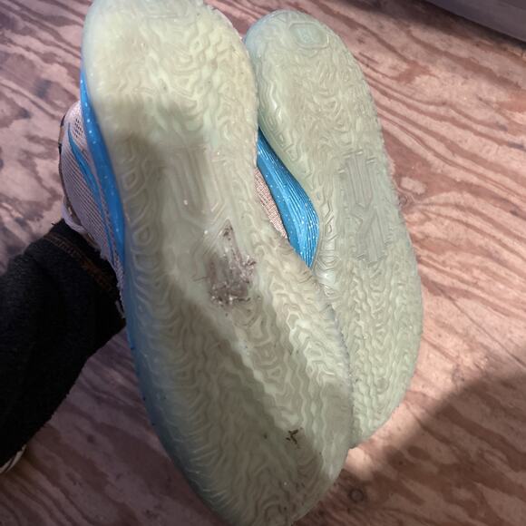 NIKE KYRIE 7 (GS) "RIPPLE" GRAIN BROWN-AQUAMARI SZ 5.5Y CT4080-207 - Picture 9 of 11